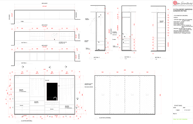 Millwork or fit out and Shop Drawings Projects